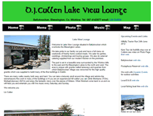 Tablet Screenshot of cullenlakeviewlounge.com